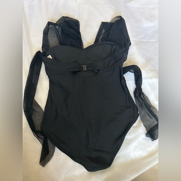 Black Tie up swimsuit - Picture 3 of 3